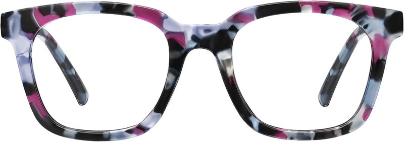 Jectieey Blue Light Blocking Glasses for Women Men,Oversize Fashion Squre Anti Eyestrain Glasses for Gaming/Reading/TV - Image 1